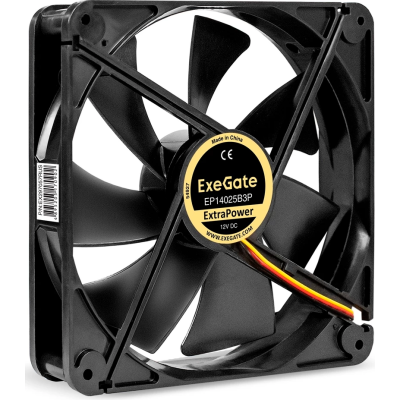 Вентилятор 12В DC EXEGATE EXTRASILENT ES14025S3P