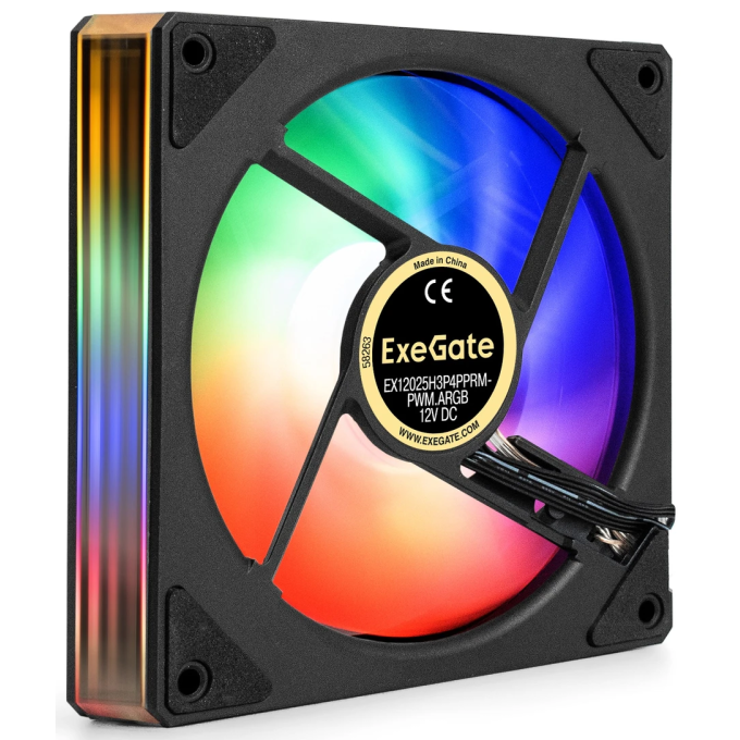 Вентилятор EXEGATE EX12025H3P4PPRM-PWM.ARGB EX299561RUS